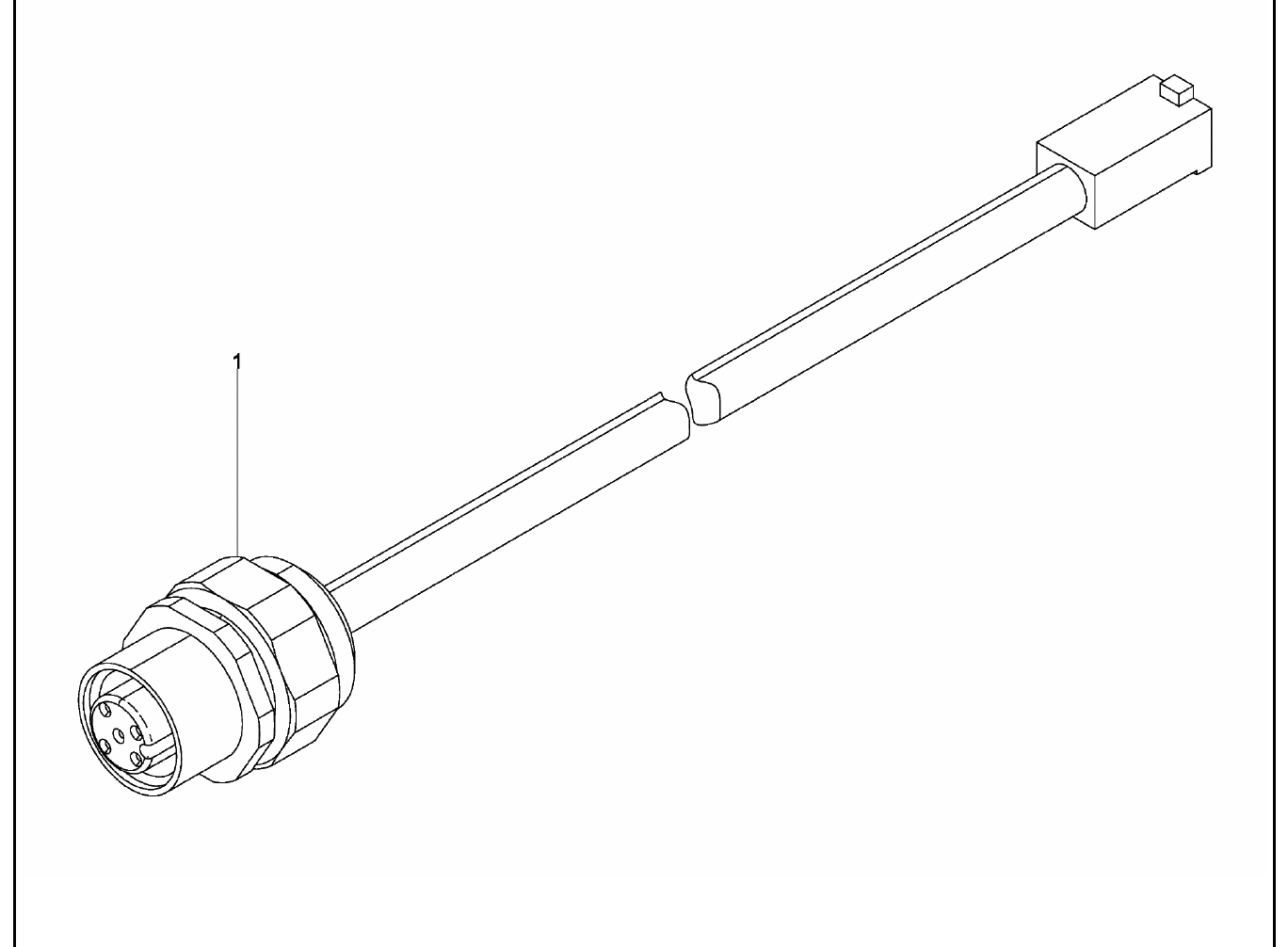 Exploded view of terminal box cable harness X6 / X15 / X14VNEU